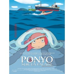 Affiche 55x40cm - Ponyo sur...