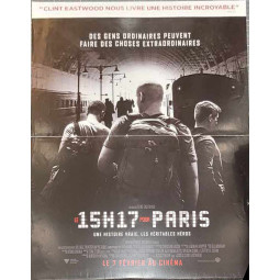 Affiche 55x40 cm - Le 15h17...