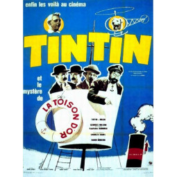 Affiche 55x40cm - Tintin et...