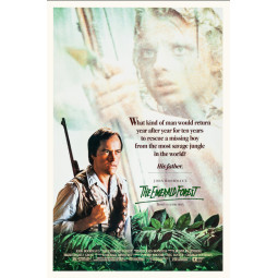 Affiche US La forêt d'émeraude